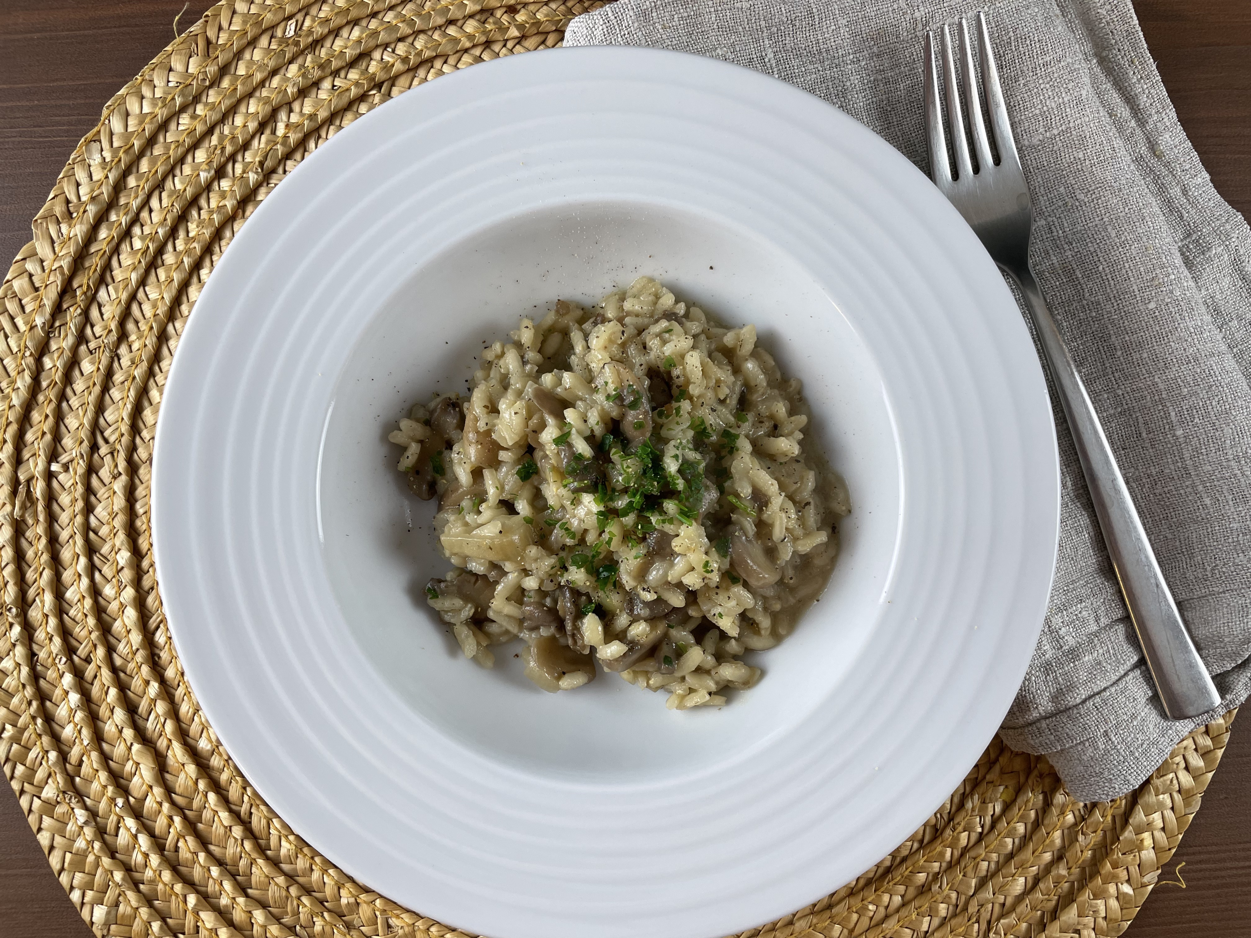 Risotto aux champignons : un plat réconfortant de saison